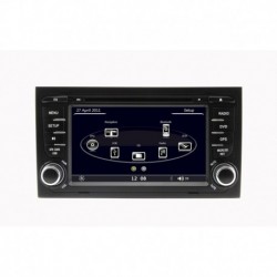 AUTORADIO SPECIFICA AUDI A4 GPS BLUETOOTH USB SD MP3 MP4 DIVX DVD CD