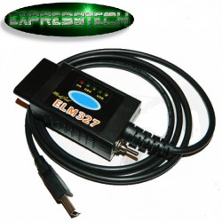 CAVO DIAGNOSI AUTO OBD2 ELM327 FORD MODIFICATO HS-CAN MS-CAN FTDI CHIP FORSCAN ELMCONFIG