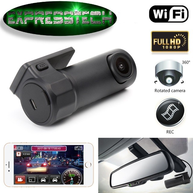 FULL HD 1080P registratore di guida auto DVR TELECAMERA Dash cam Visione notturna di registrazione 