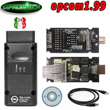 OP-COM Can OBD2 diagnostica per Opel V1.99 con PIC18F458 NUOVA VERSIONE  2018 - EXPRESSTECH STORE