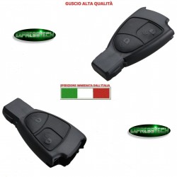 Cover Guscio Chiave Telecomando 2 Tasti per Mercedes C E CLS CLK CL SLK Nera