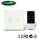 INTERRUTTORE 2 PULSANTI TOUCH SCREEN WIFI TELECOMANDO