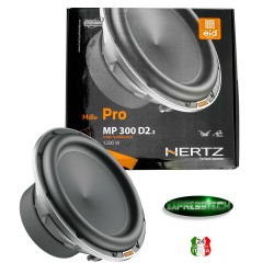 Hertz MP 300 D2.3 Linea Mille Pro SubWoofer 2+2 Ohm 1200W 600W RMS 30CM