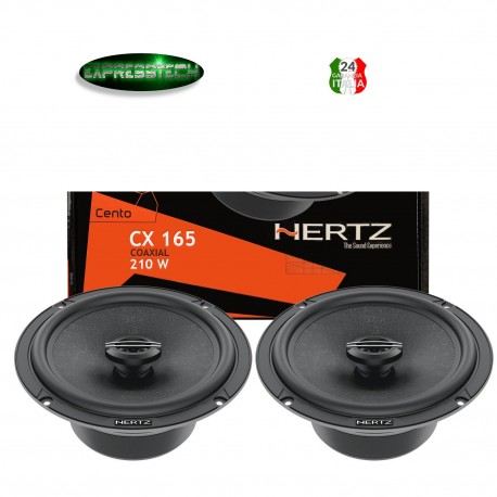 Hertz CX165 Linea Cento Coppia Casse Altoparlanti Coassiali 165MM 210W