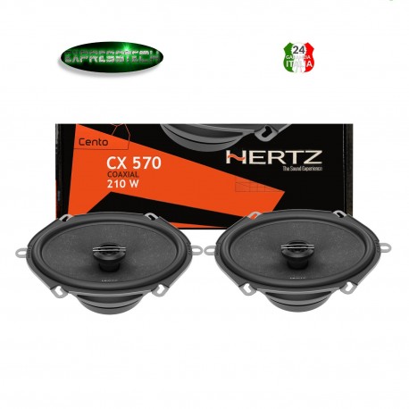 Hertz CX570 Linea Cento Coppia Casse Altoparlanti Coassiali 13X18CMM 210W