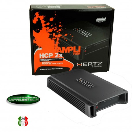 Hertz HCP 2X Linea Compact-Power Amplificatore Stereo Compatto 800W 1/2 Canal