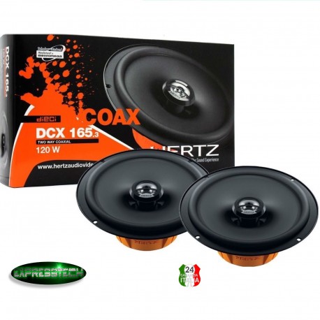 Hertz DCX 165.3 Coppia Casse Altoparlanti Coassiali 2 vie 165 mm 16,5 cm  120W - EXPRESSTECH STORE