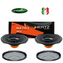 Hertz DCX 710.3 Coppia Casse Altoparlanti Ovali 3 Vie 300W 17X25CM + Griglie
