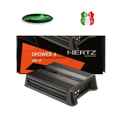 Hertz DPOWER 4 Amplificatore 2/4 Canali 600W Di Classe D Linea DPOWER