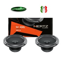 Hertz SV 200L Linea Spl Show Coppia Casse Woofer Altoparlanti 500W 200MM