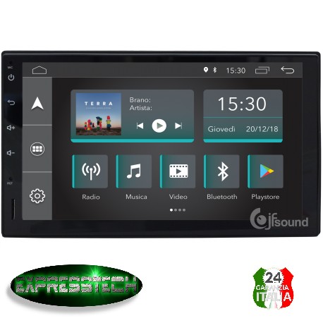 Autoradio 7" Android 6.0 quad core 2din lettore DVD GPS Bluetooth USB UNIVERSALE