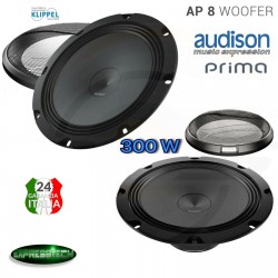 Audison AP 8 Coppia Woofer Linea Prima 20 cm 200 mm 300W +Griglie