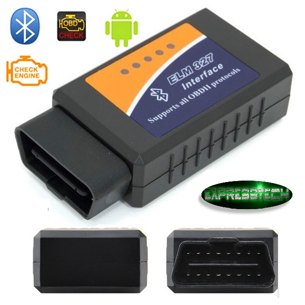 ELM 327 OBD2 BLUETOOTH INTERFACCIA DIAGNOSI AUTO OBDII CAN BUS ANDROID  TORQUE - EXPRESSTECH STORE